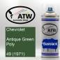 Preview: Chevrolet, Antique Green Poly, 49 (1971): 400ml Sprühdose, von ATW Autoteile West.